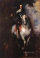 Equestrian Portrait of CharlesI King of England Baroque court painter Anthony van Dyck